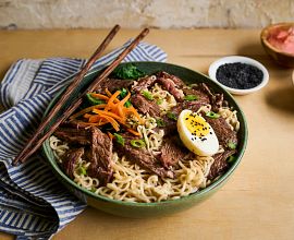 Beef Ramen Noodle Bowl